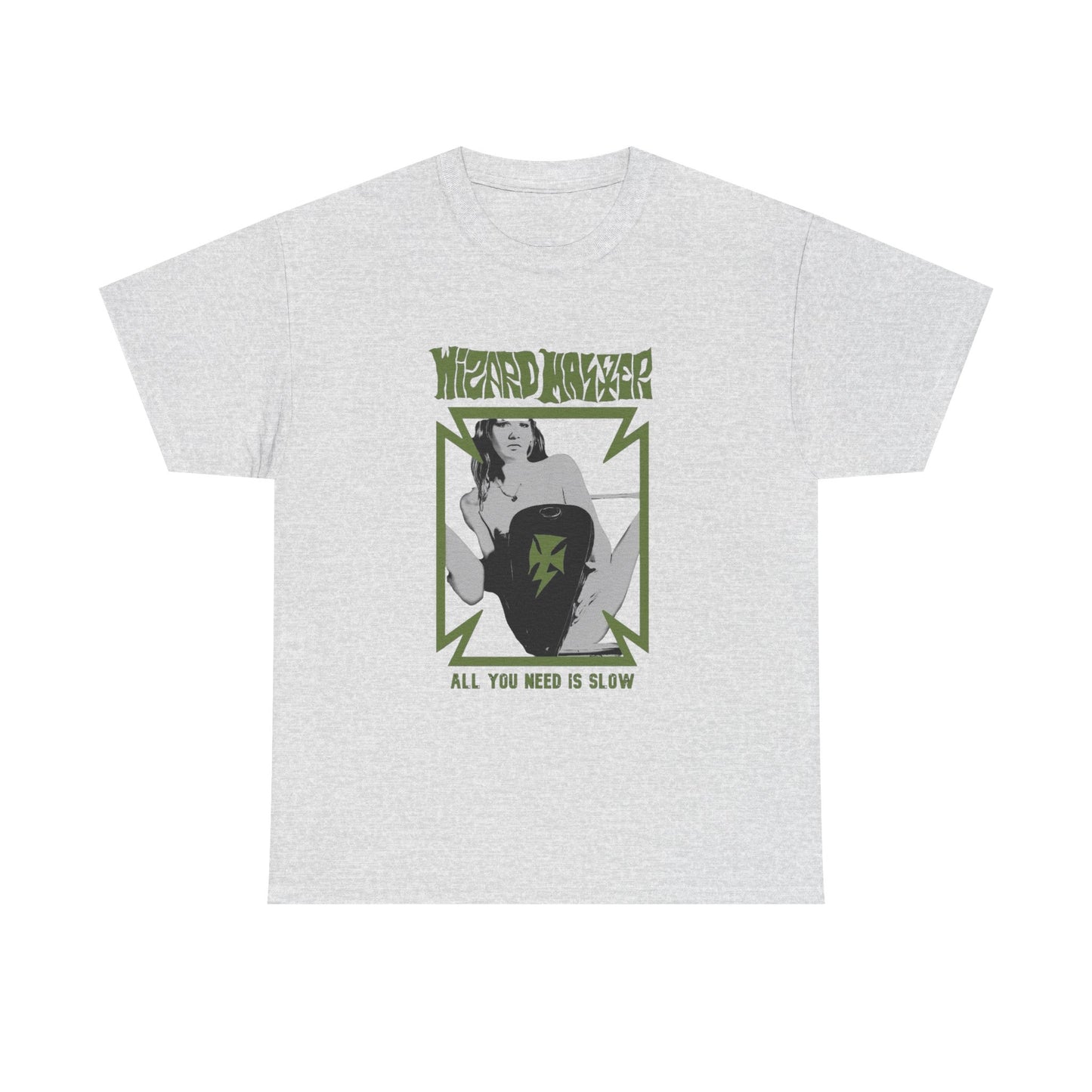 Wizard Master Poster Vintage Graphic T Shirt Unisex Heavy Cotton Tee