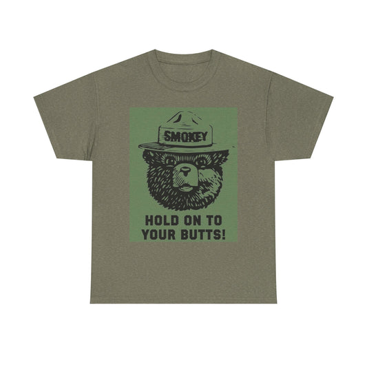 Smokey The Bear Graphic T Shirt Cotton Tee