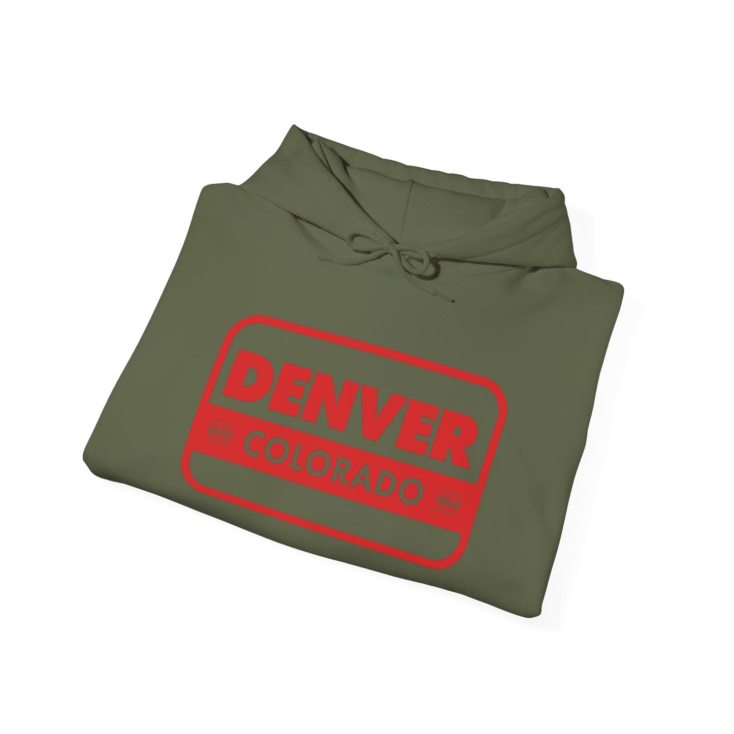 Denver Colorado Graphic Hoodie Unisex Heavy Blend™ Hooded Sweatshirt