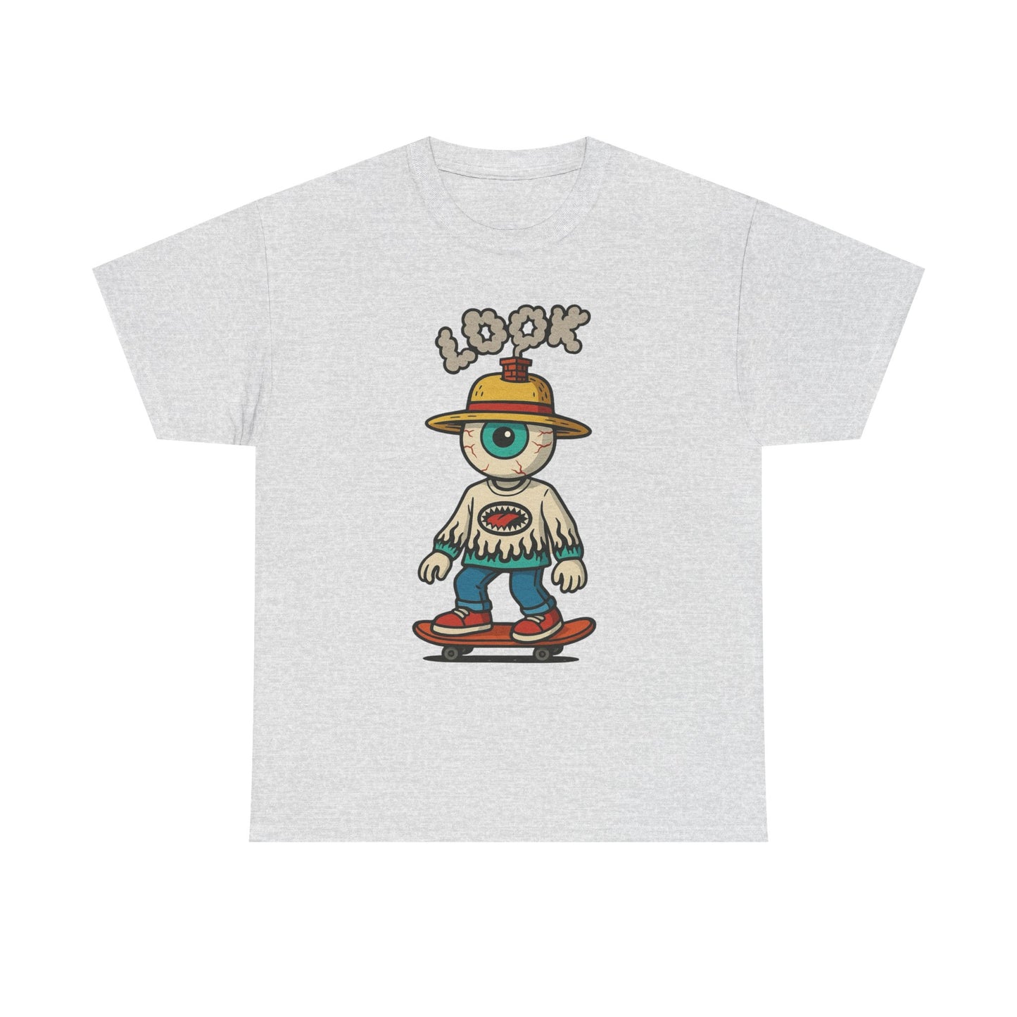 Lookout Eyes Skateboarding SB Graphic T-Shirt Comfy Cotton Tee Brand NEW
