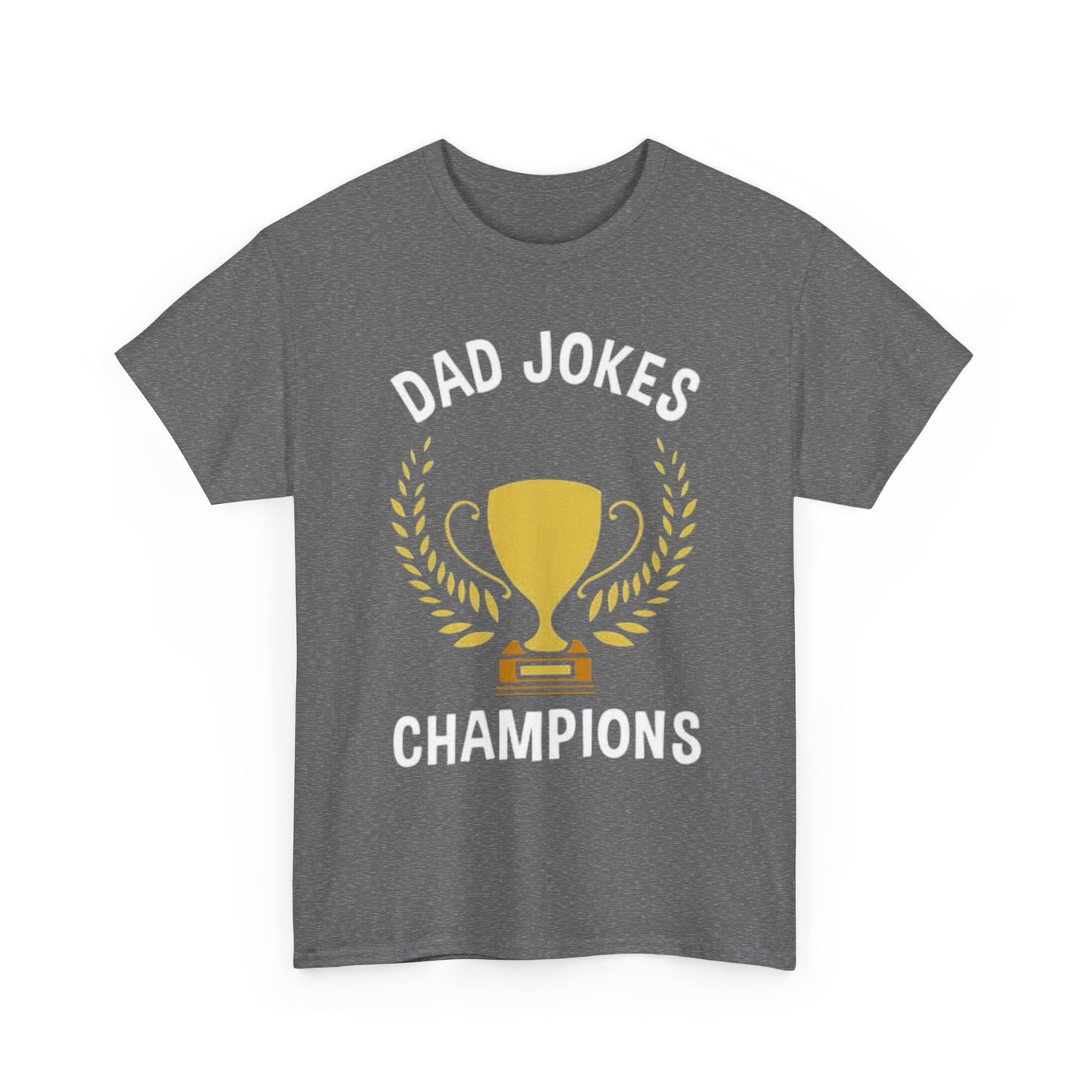 Dad Jokes Champion T SHIRT Retro Funny Jokes GIFT Unisex Heavy Cotton Tee