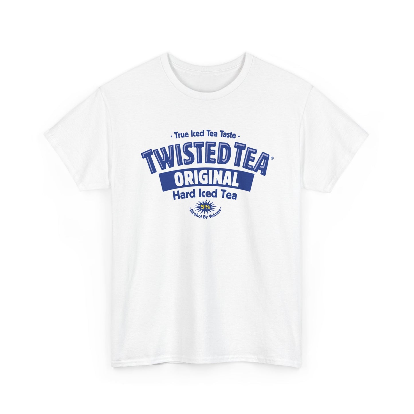 Twisted Tea Graphic T Shirt Garage Beers Vintage Logo Unisex Heavy Cotton Tee 1