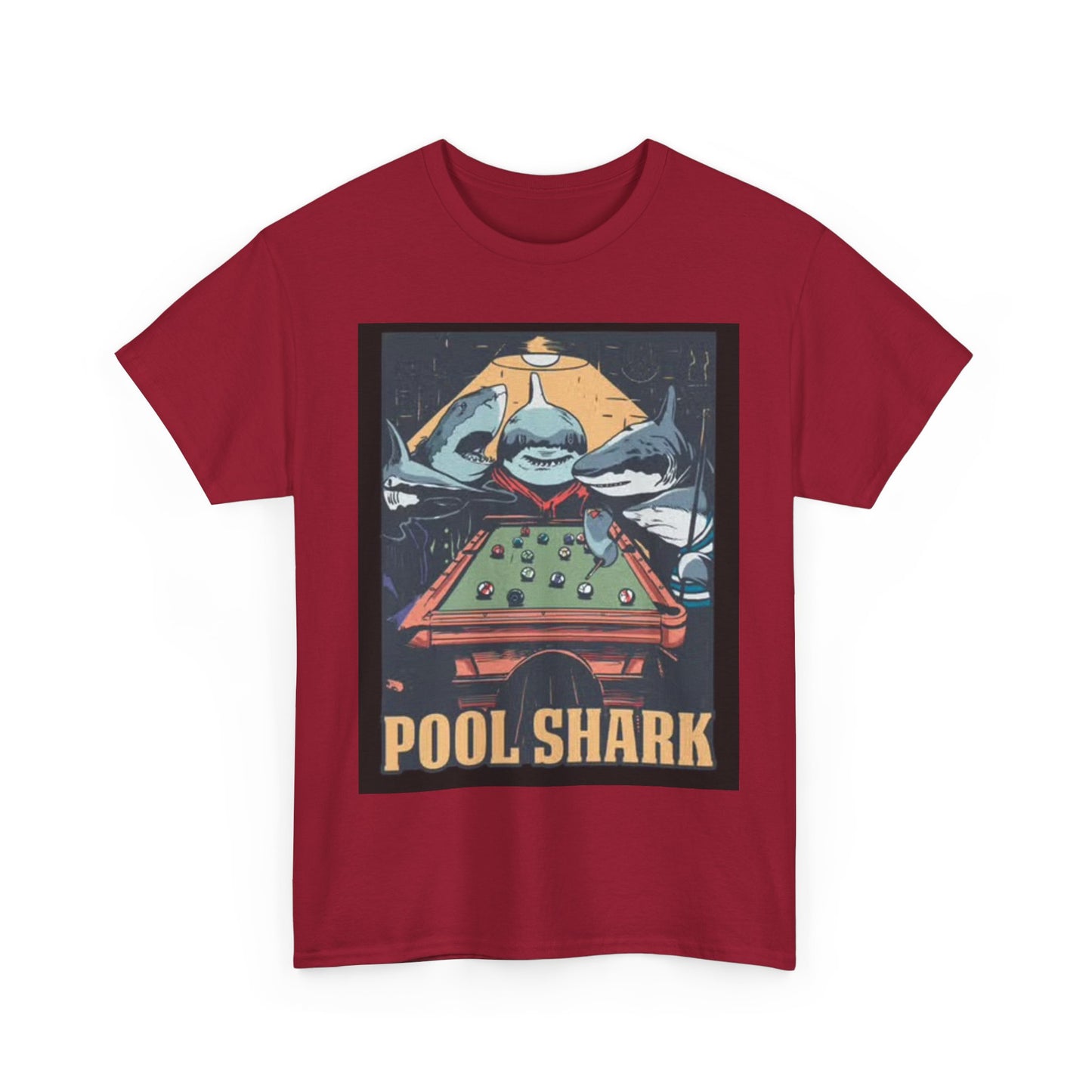 Pool Shark T Shirt Retro Funny Graphic T Vintage Pool Hall Rogan Unisex