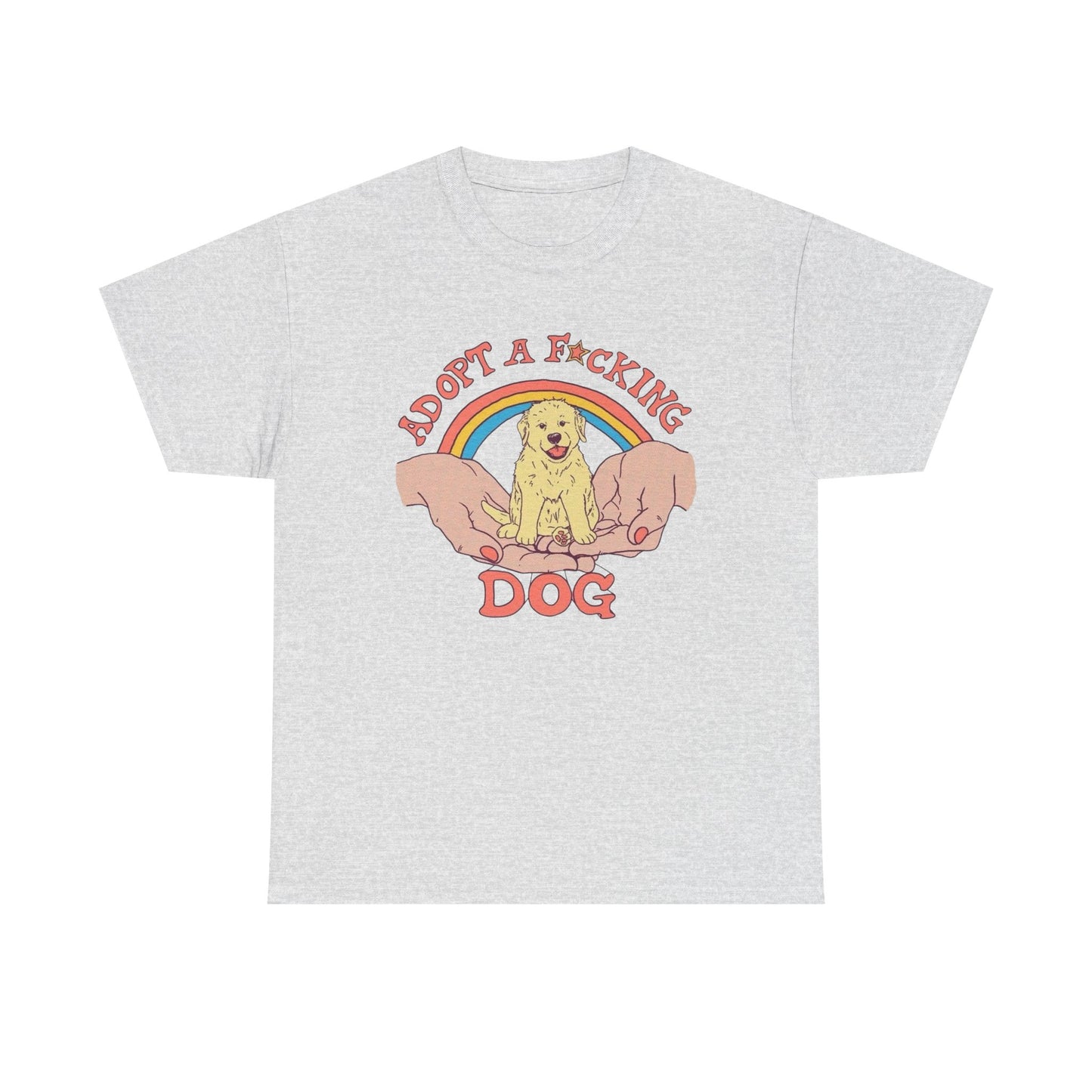 Adopt A Dog Graphic T Shirt NEW Adult Tee