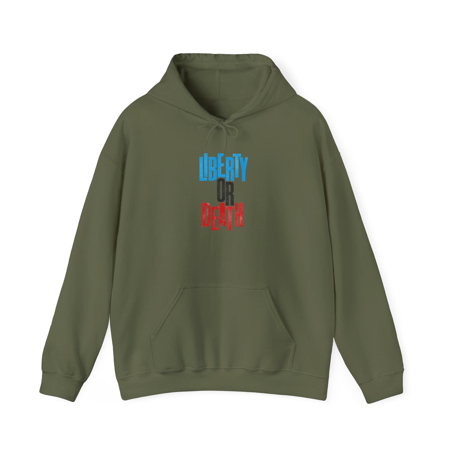 Liberty Or Death Graphic Hoodie Unisex Heavy Blend™ Hooded Sweatshirt