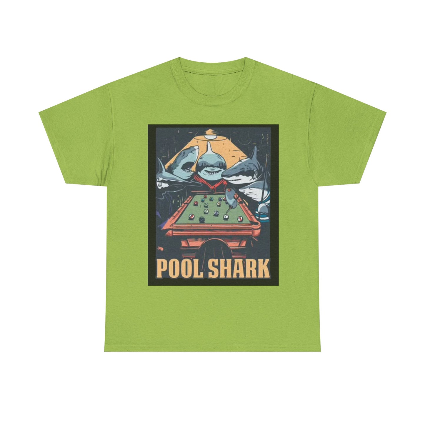 Pool Shark T Shirt Retro Funny Graphic T Vintage Pool Hall Rogan Unisex