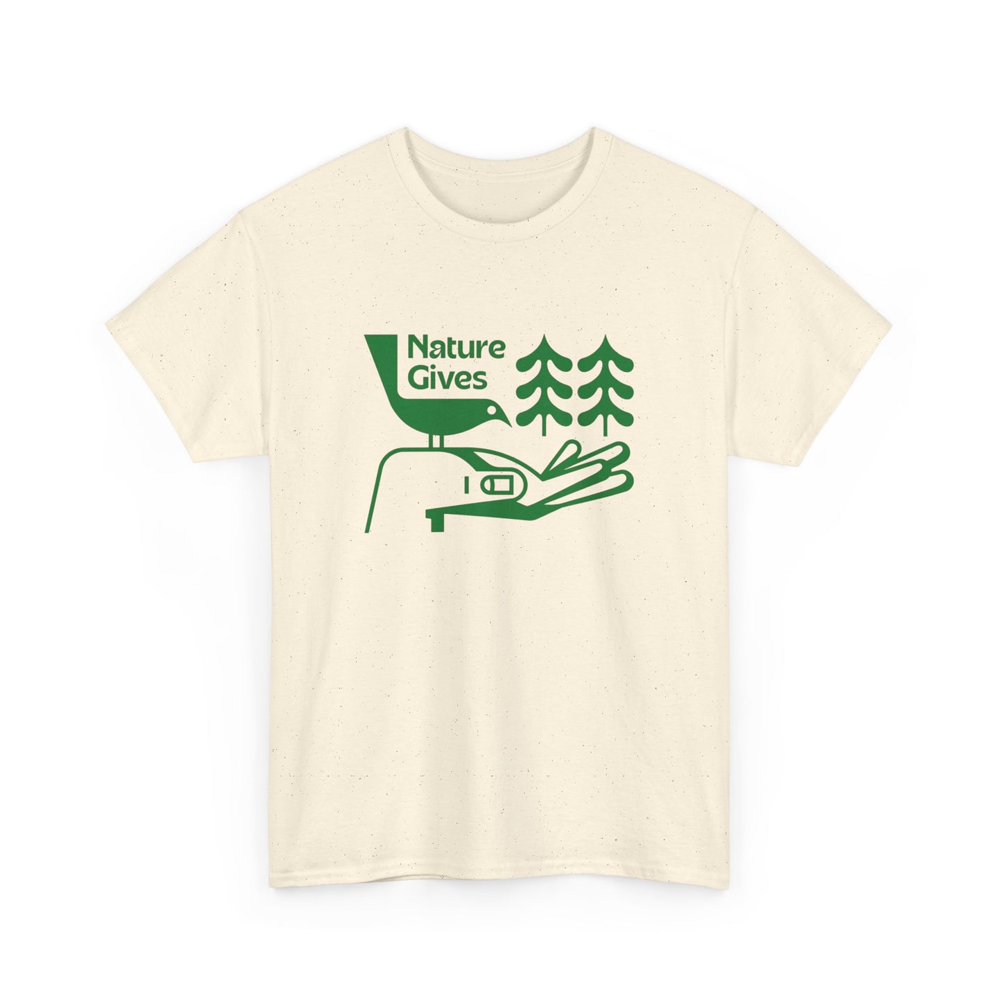 Nature Gives Vintage Graphic T Shirt NEW ADULT TEE Cotton