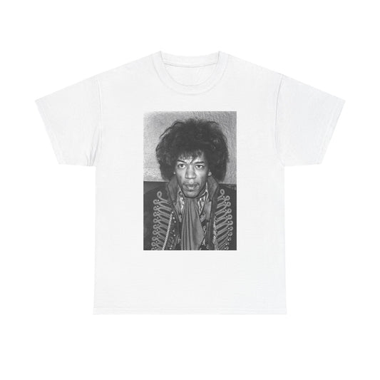 Jimi hendrix Vintage Graphic T Shirt 70s Rock Guitar Unisex Heavy Cotton Tee