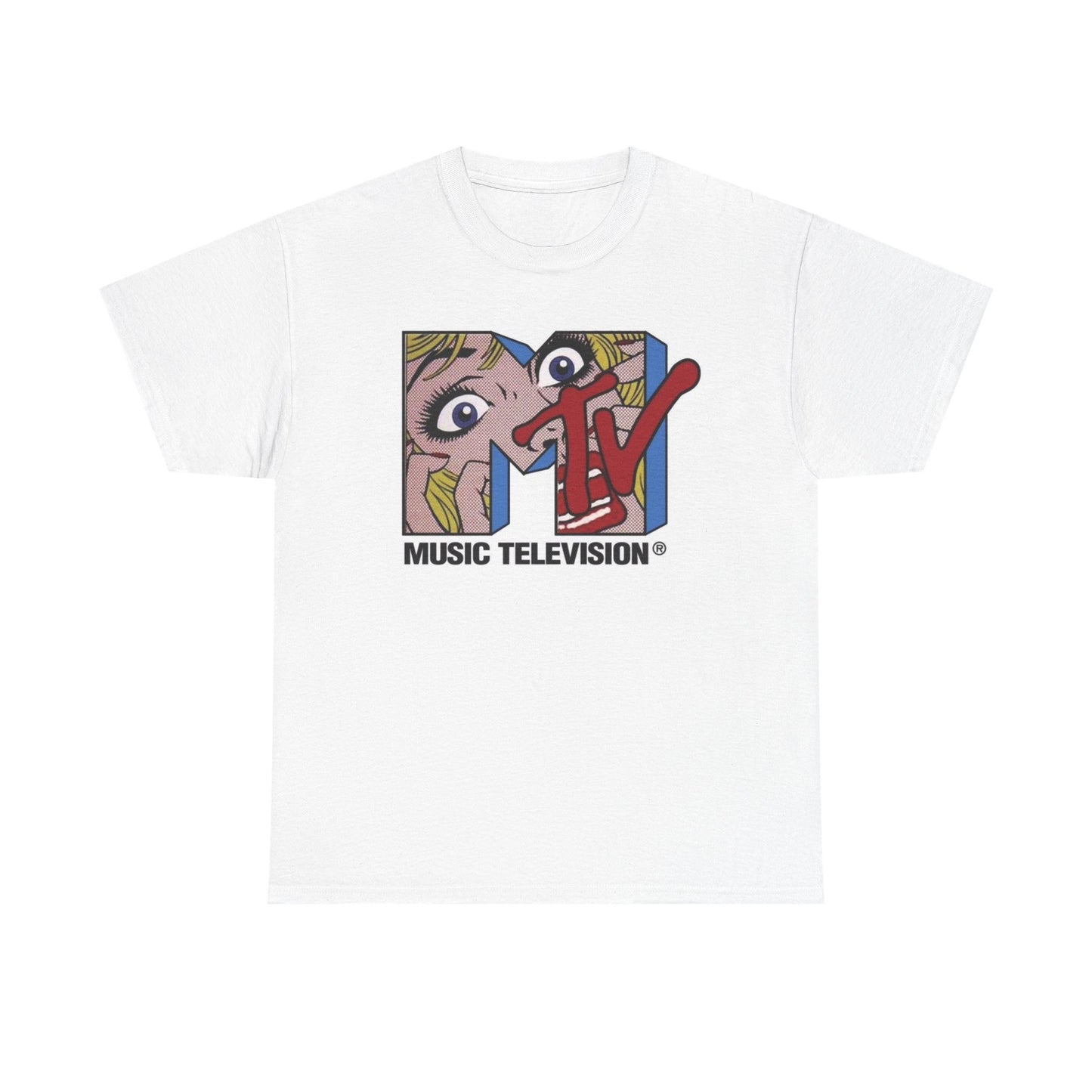 MTV Graphic T Shirt Vintage 90s TV Retro Unisex Heavy Cotton Tee