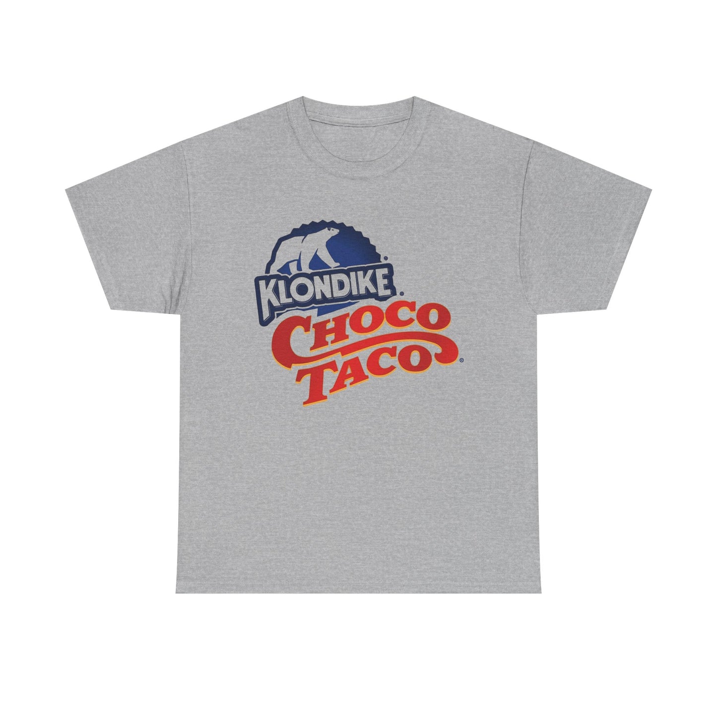 Klondike Shirt Choco Taco Funny Ice Cream Retro Nostalgic Unisex Heavy Cotton