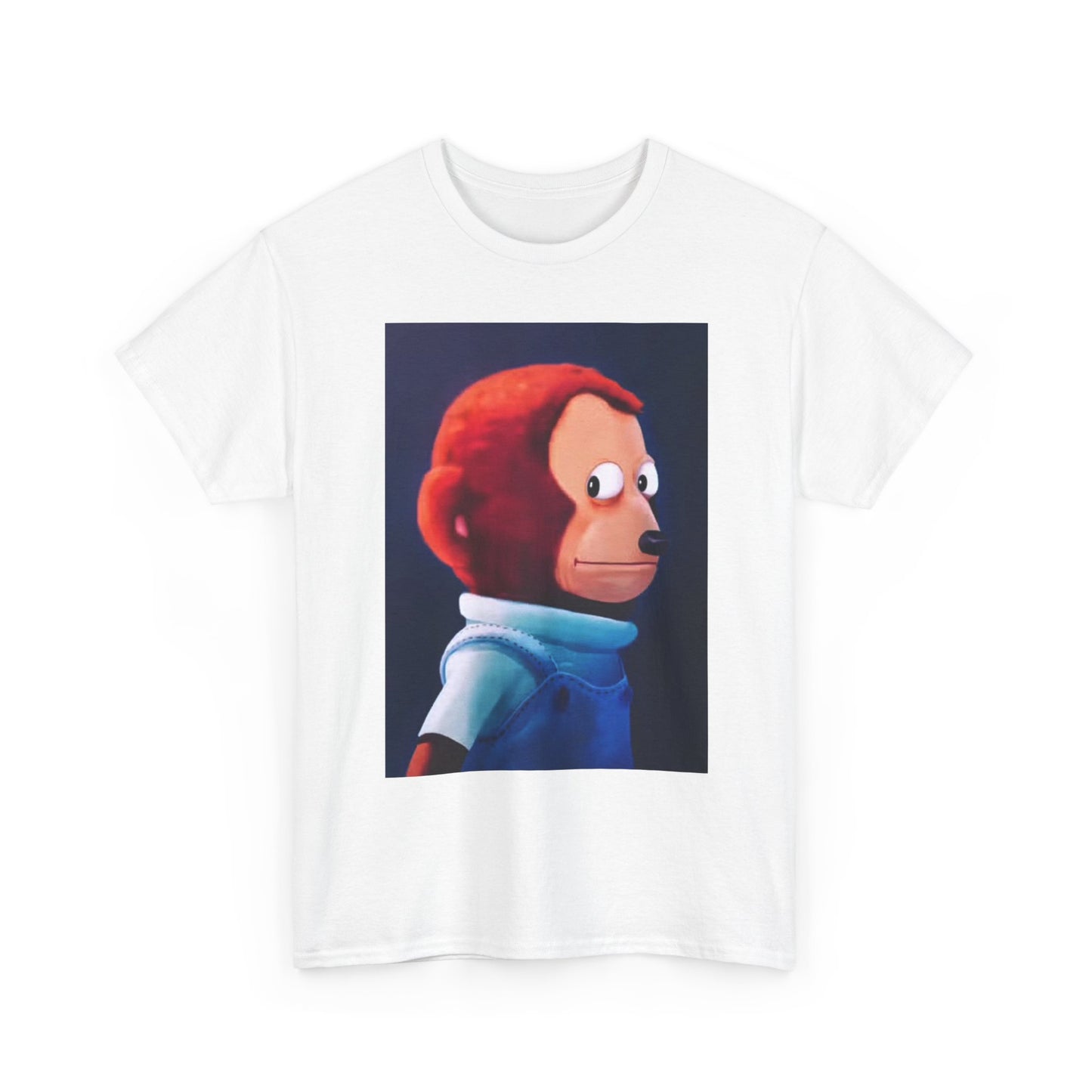 Funny Side Eye Jokes T Shirt MEME Comedy Cartoon Painting Unisex Heavy Cotton