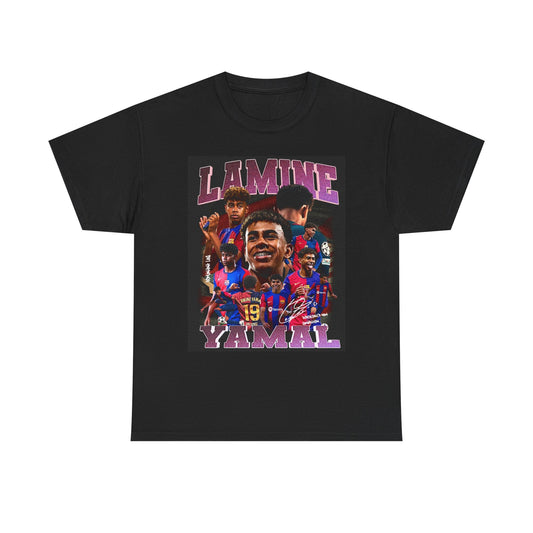 Lamine Yamal Graphic T Shirt Retro Vintage Unisex Heavy Cotton Tee