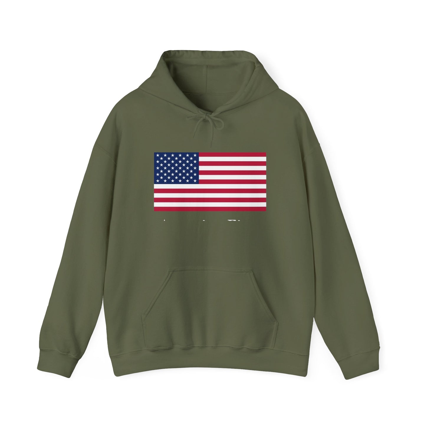 American Flag Graphic Hoodie NEW ADULT Unisex Heavy Blend™ Hooded Sweatshirt