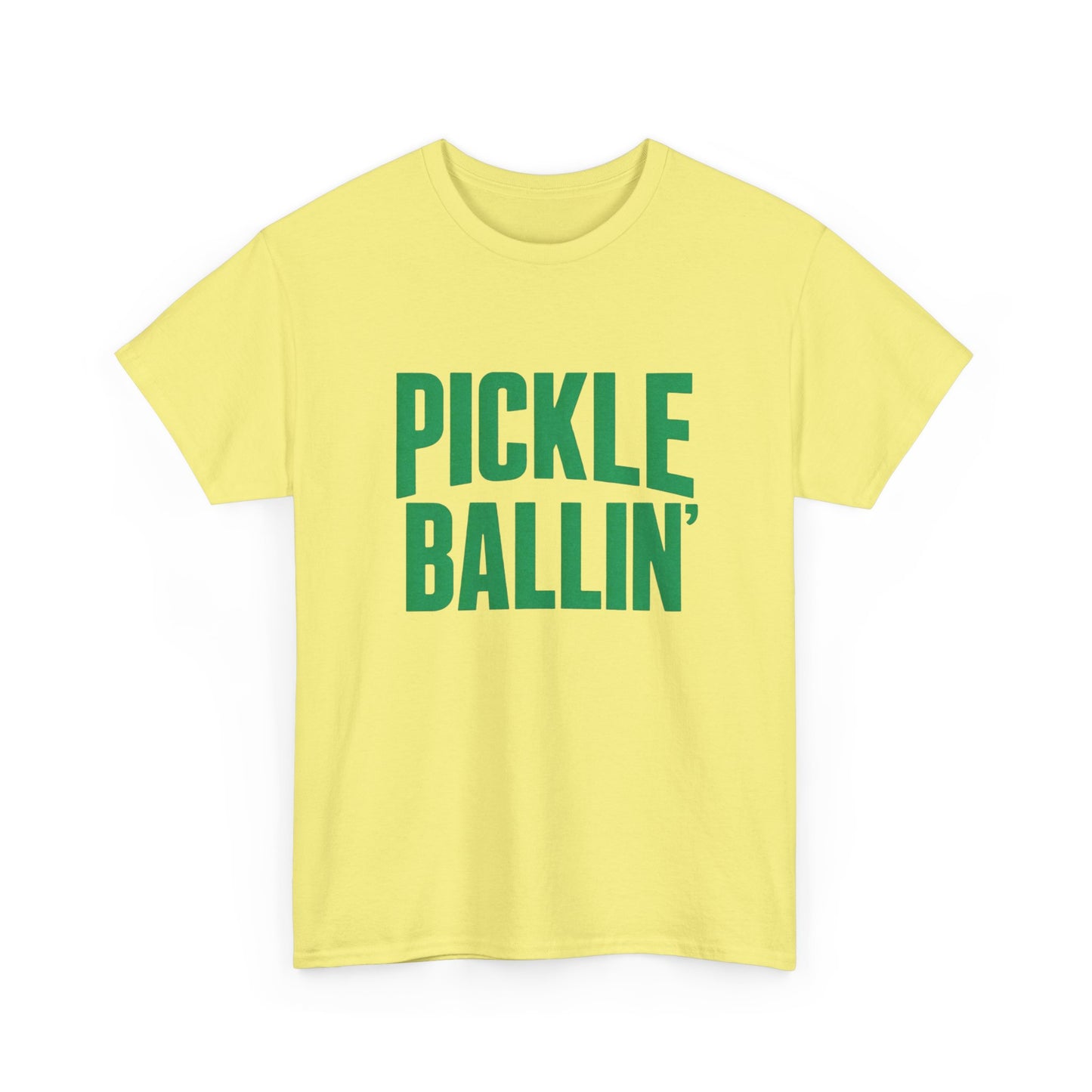Pickle Ballin Retro Graphic T Shirt Heavy Cotton Tee