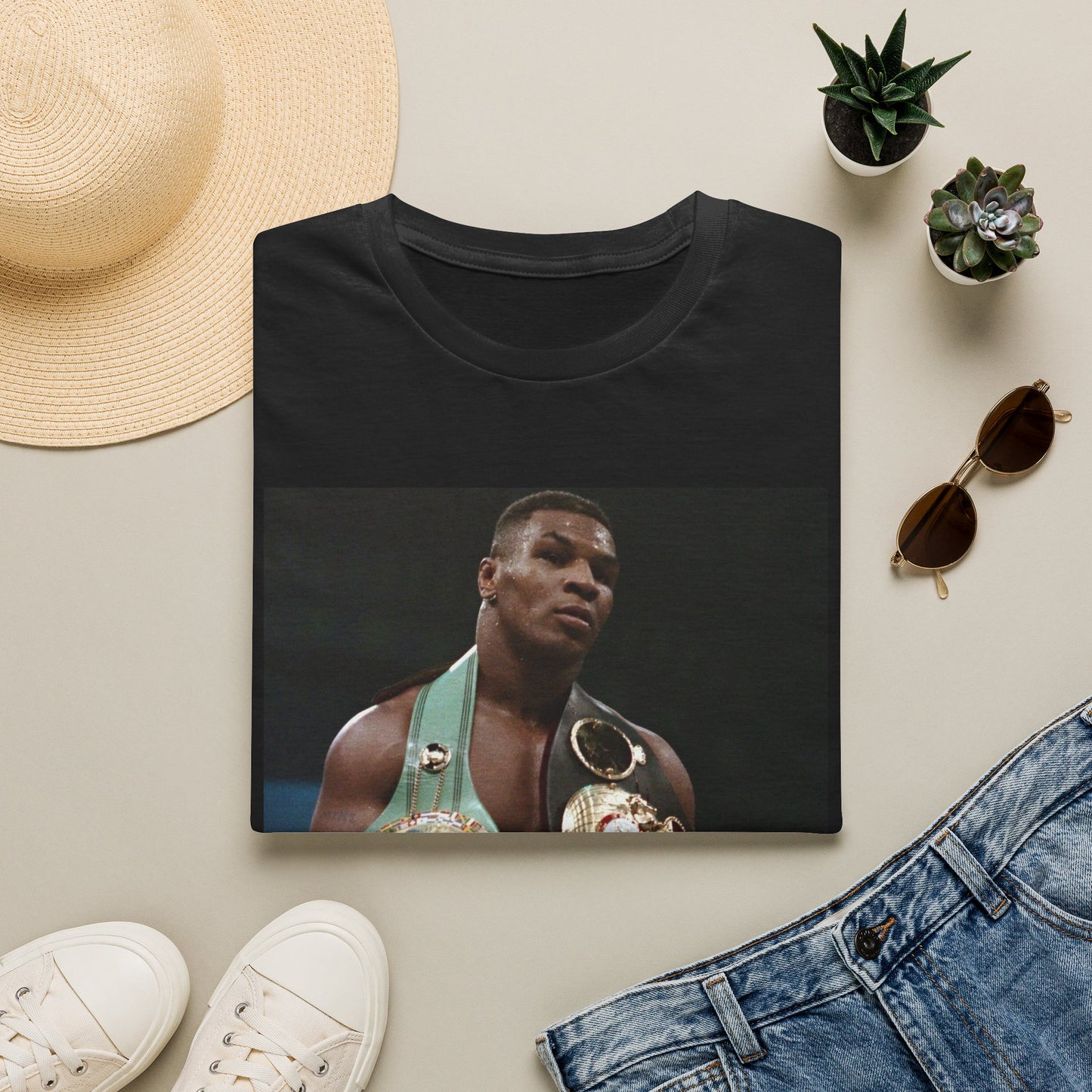 Mike Tyson T-shirt vintage New York boxing wwf wrestling retro  mens T-Shirt