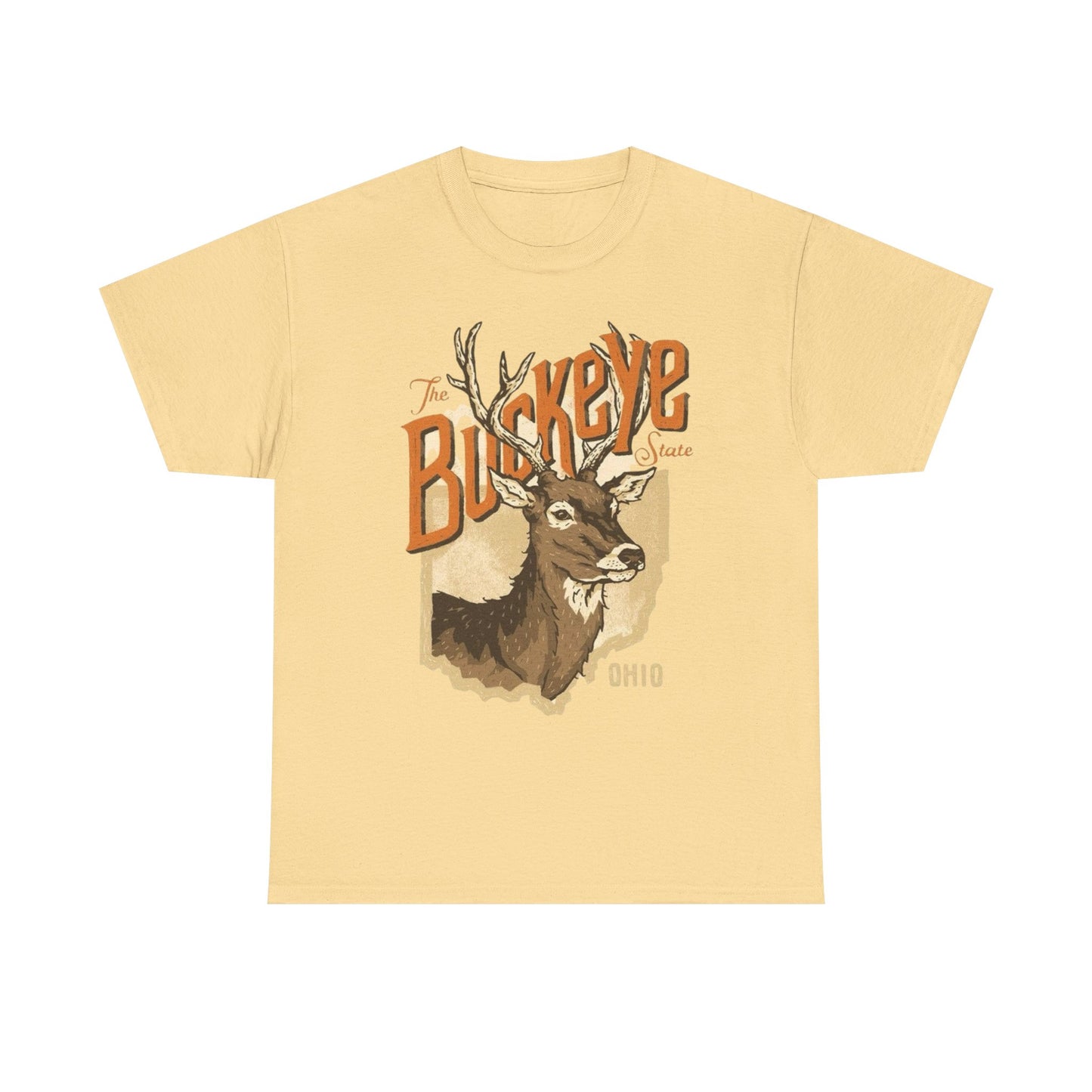 The Buckeye State Ohio Graphic T Shirt NEW ADULT TEE Cotton