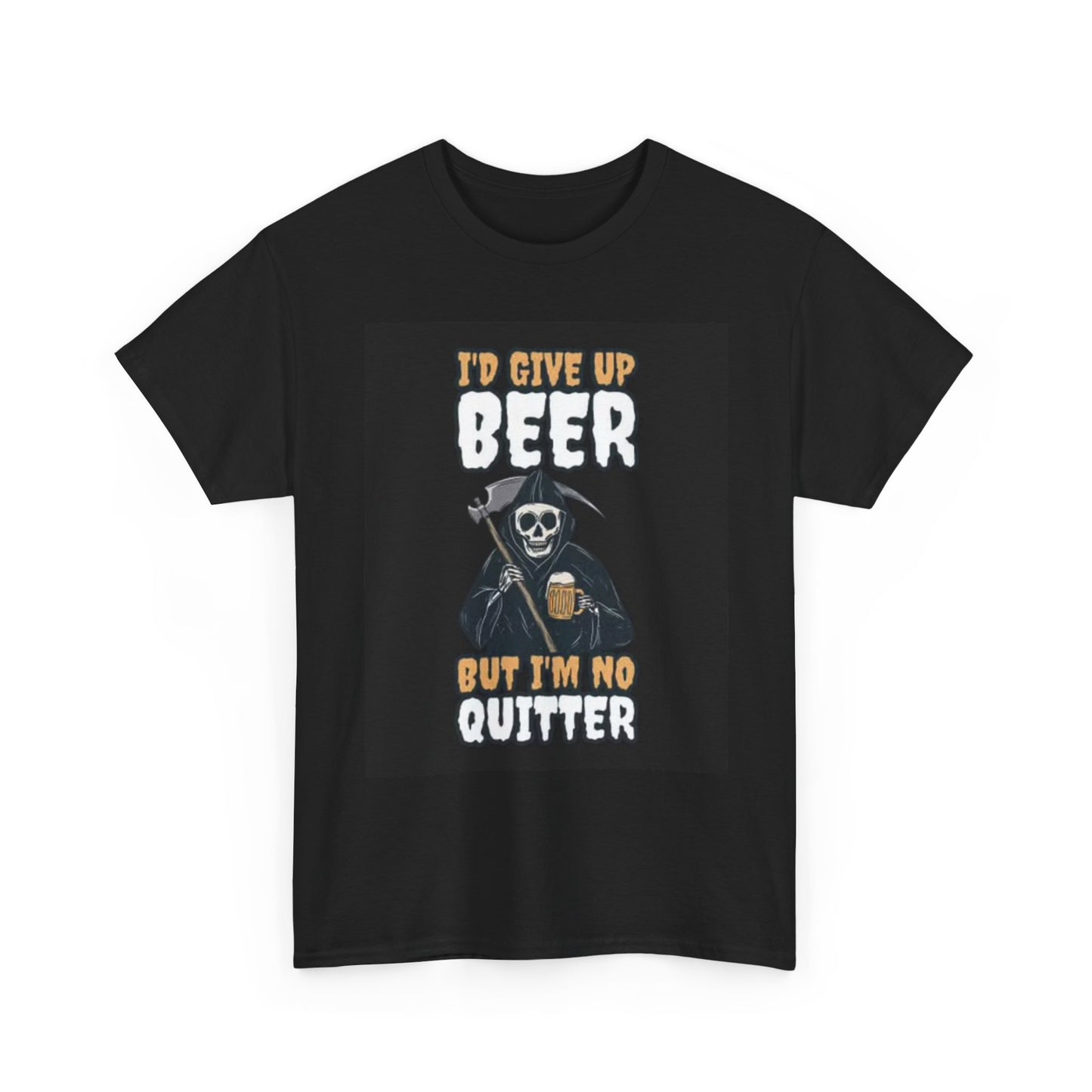 Id Give Up Beer Graphic T Shirt Funny Jokes Beers Garage Unisex Heavy Cotton Tee