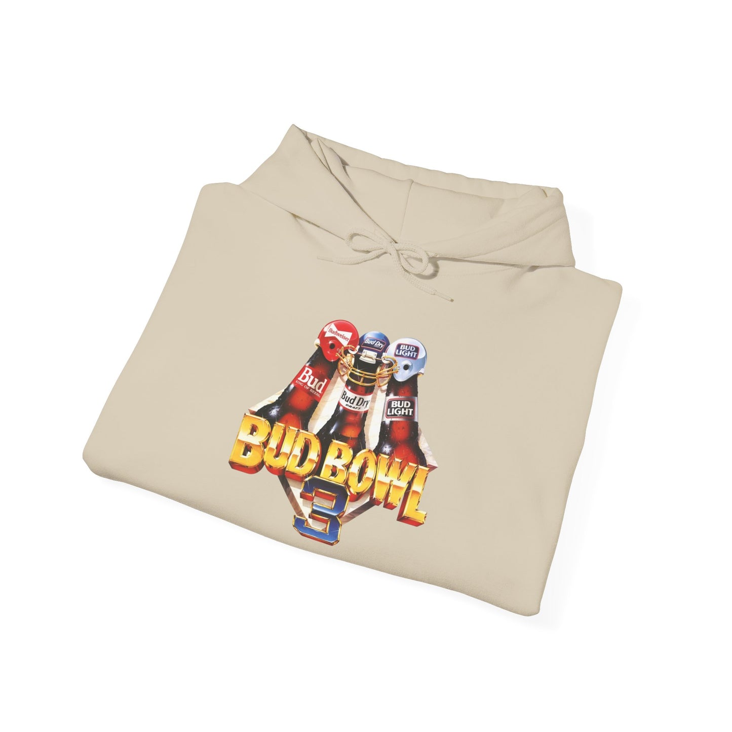 Bud Bowl Vintage Beer Graphic Hoodie Unisex Heavy Blend™ Hooded Sweatshirt