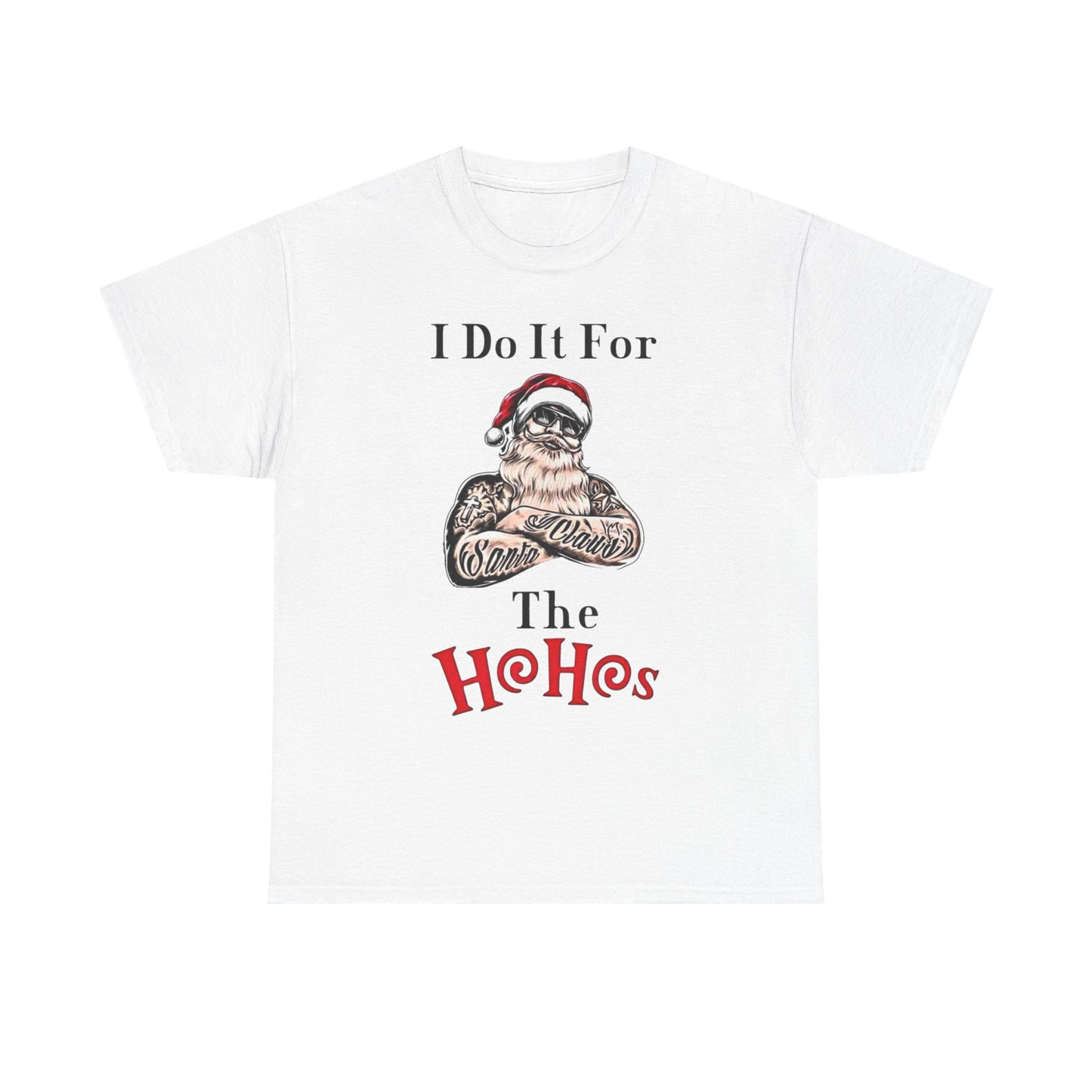 Hilarious Santa Claus Christmas Graphic T Shirt Unisex Heavy Cotton Tee GIFT NEW