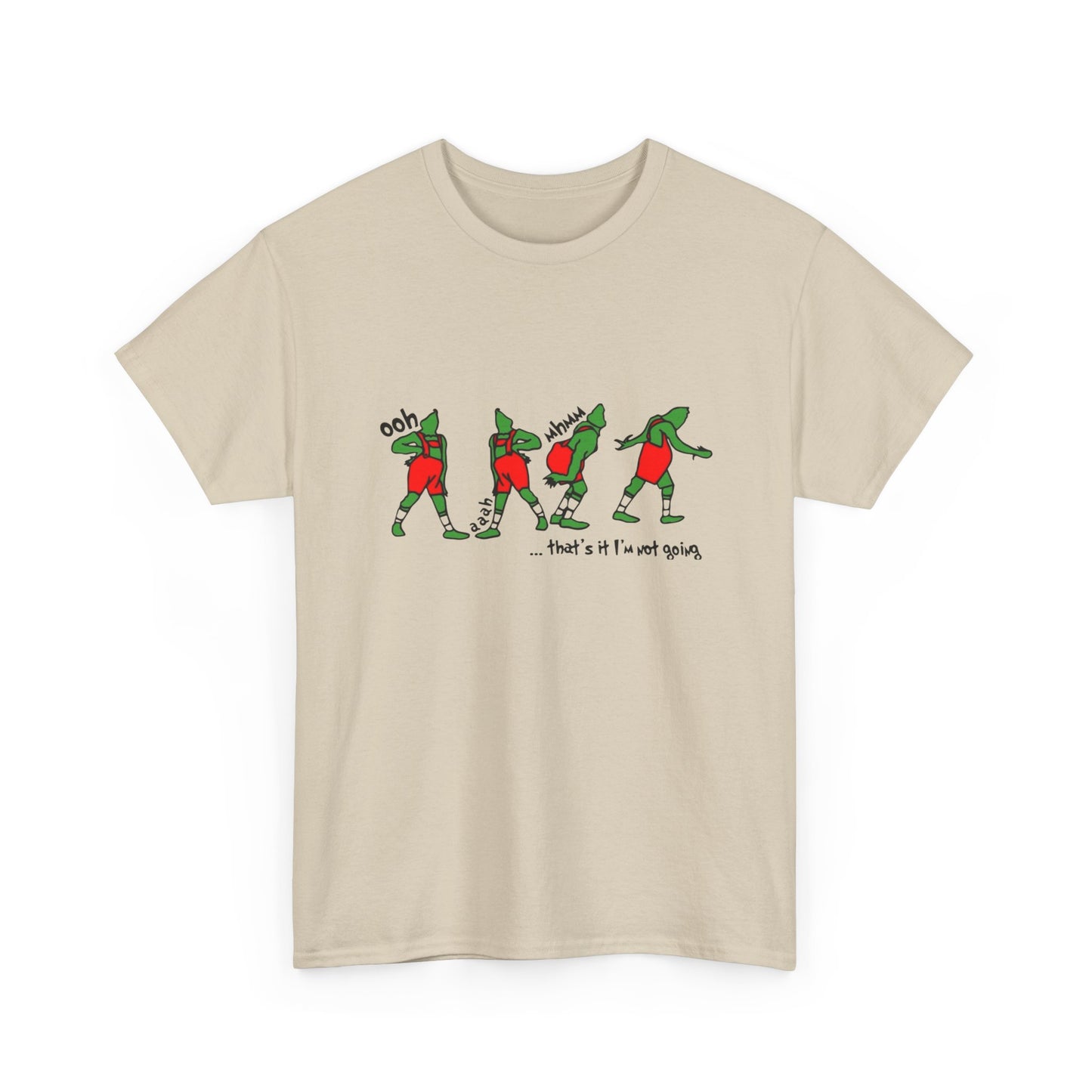 Funny Grinch Retro Christmas Jokes Graphic T Shirt Unisex NEW Heavy Cotton Tee