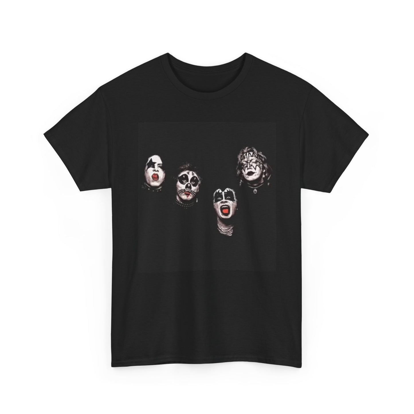 Kiss Vintage Graphic T Shirt Poster Retro Rock Unisex Heavy Cotton Tee