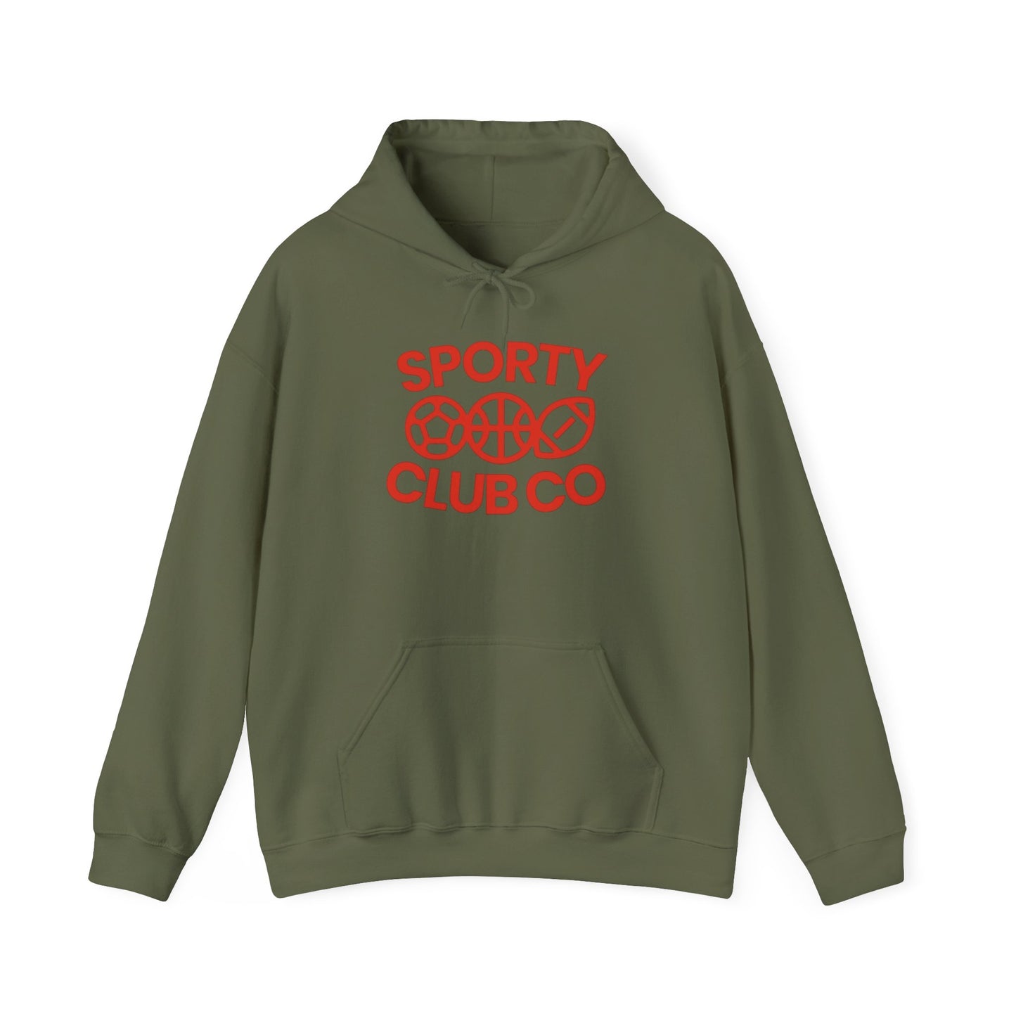 Sporty Club Co Graphic Hoodie Heavy Blend™ NEW Sweatshirt