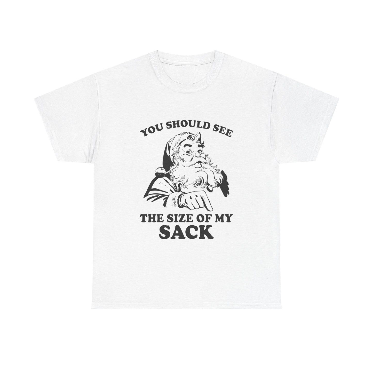 Funny Santa Sex Jokes Humor Graphic T Shirt Unisex NEW Heavy Cotton Tee