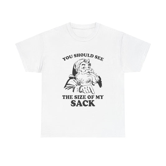 Funny Santa Sex Jokes Humor Graphic T Shirt Unisex NEW Heavy Cotton Tee