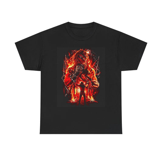 Kane Graphic T Shirt Vintage Wrestling WWE Retro Unisex Heavy Cotton Tee