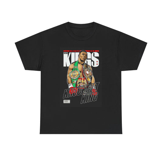 Mike Tyson Knockout Kings Graphic T Shirt Vintage Unisex Heavy Cotton Tee