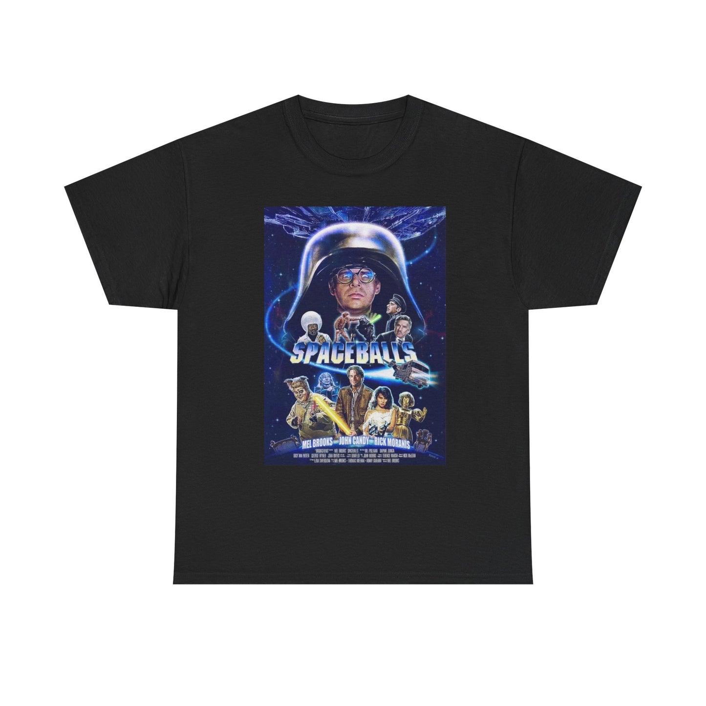 SpaceBalls Graphic T Shirt Vintage Movie Poster Comedy Unisex Heavy Cotton Tee