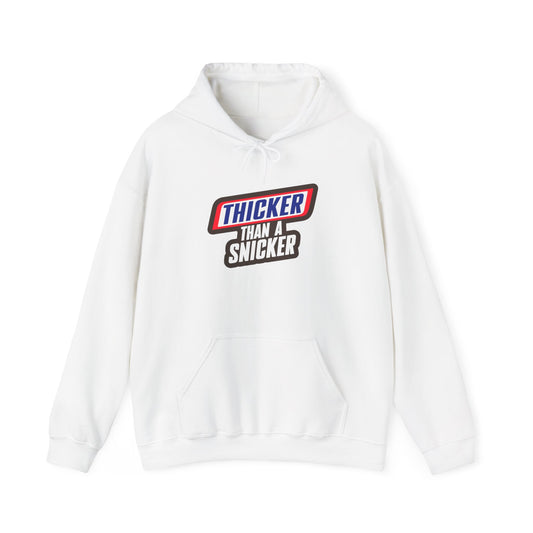 Thicker Than A Snicker Hoodie Funny Unisex Heavy Blend™ Hooded Sweatshirt