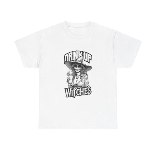Drink Up Witches Graphic T Shirt Women's Cotton Tee BRAND NEW