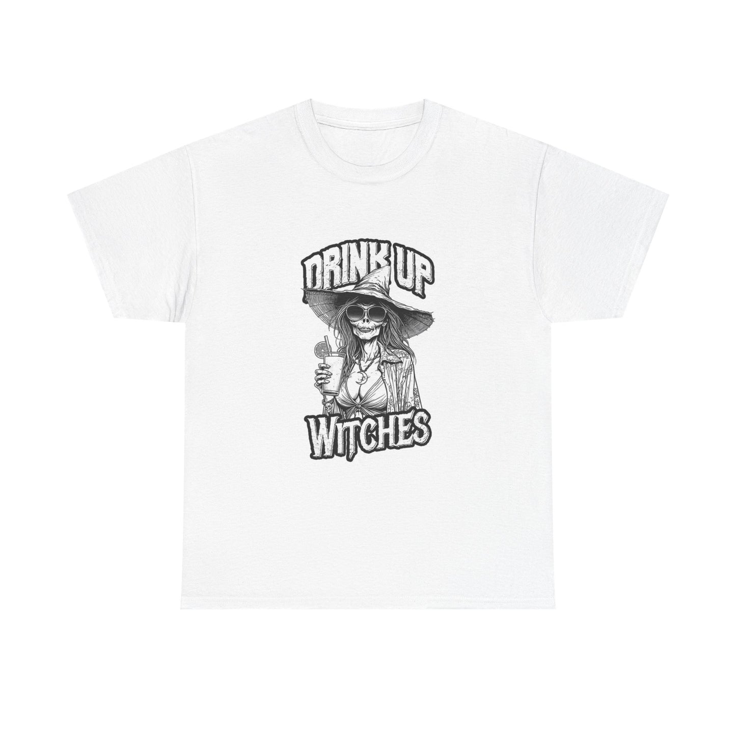 Drink Up Witches Graphic T Shirt Women's Cotton Tee BRAND NEW