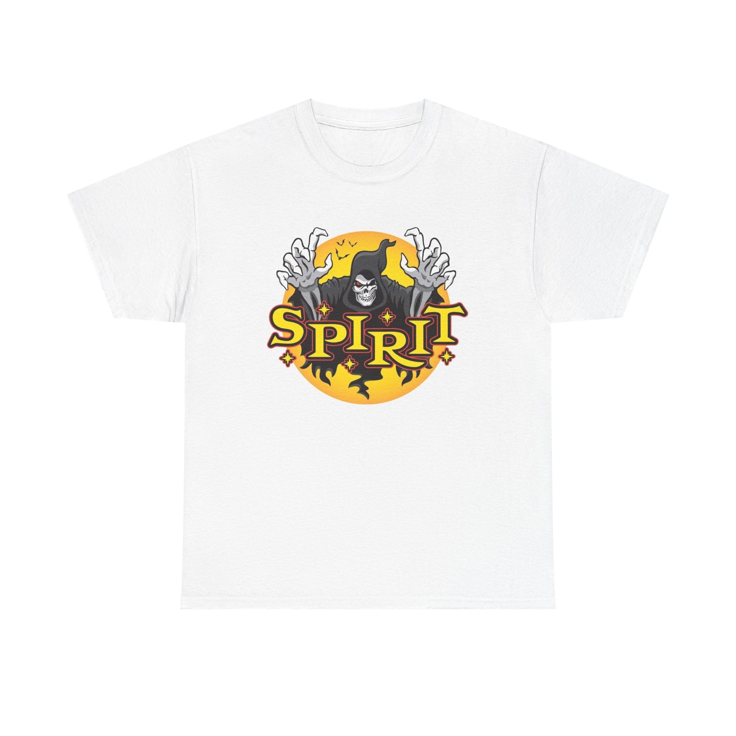 Spirit Halloween Graphic T SHirt Retro Funny Horror Unisex Heavy Cotton Tee