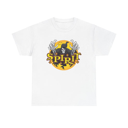 Spirit Halloween Graphic T SHirt Retro Funny Horror Unisex Heavy Cotton Tee