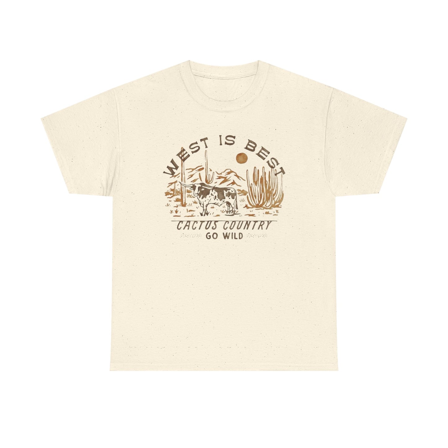 West Is The Best Country Graphic T Shirt Unisex Heavy Cotton Tee