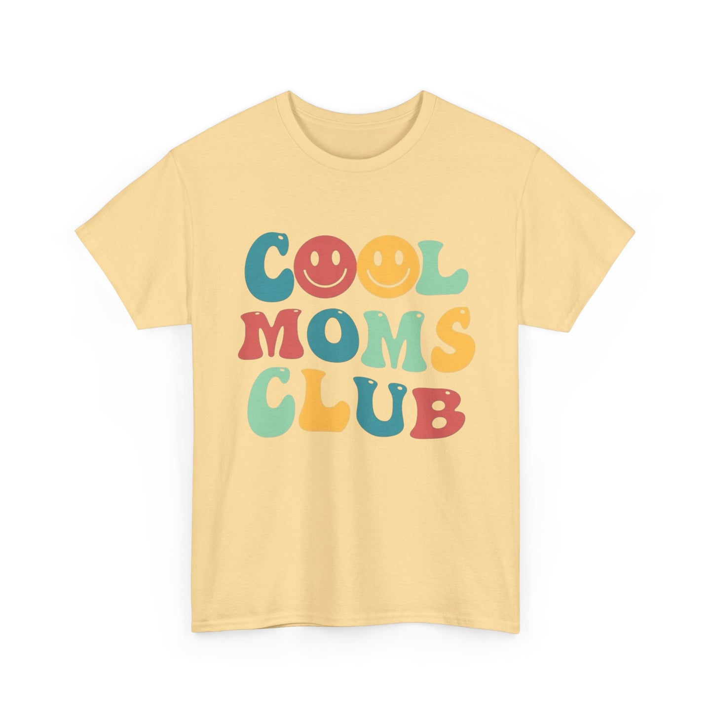 Cool Moms Club Women's Graphic T Shirt NEW MULTIPLE COLORS Gift Retro Design 90s