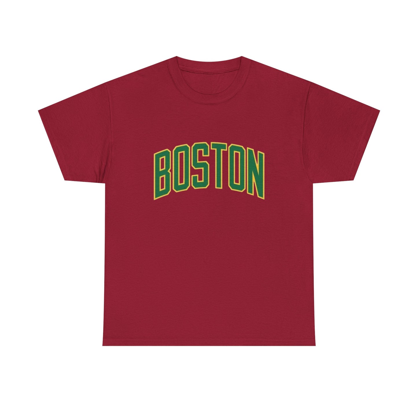 Boston Logo Sports Graphic T Shirt NEW Unisex Heavy Cotton Tee
