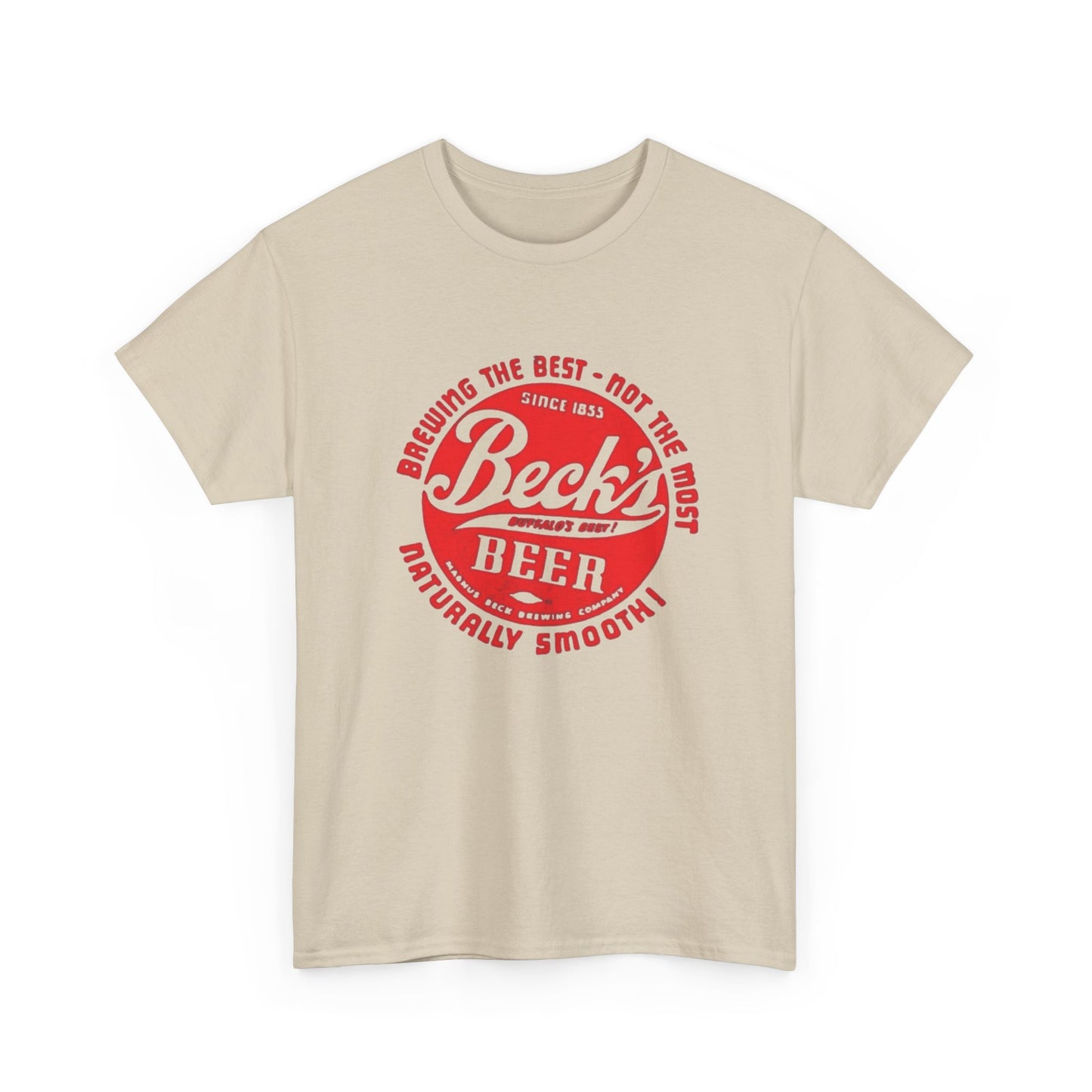 Becks Beer Retro Graphic T Shirt NEW Unisex Heavy Cotton Tee