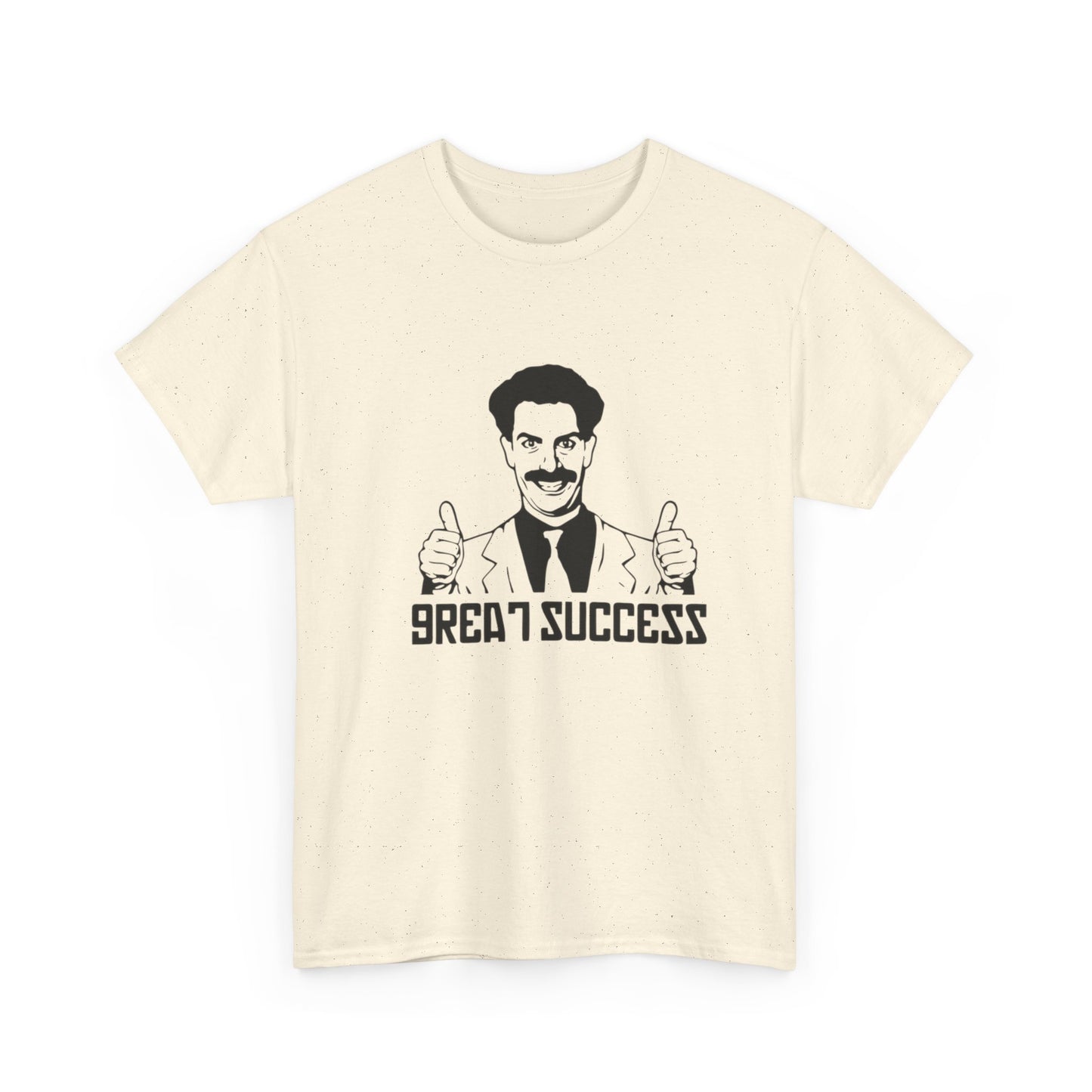 Borat Great Success Funny Graphic T Shirt Unisex Heavy Cotton Tee