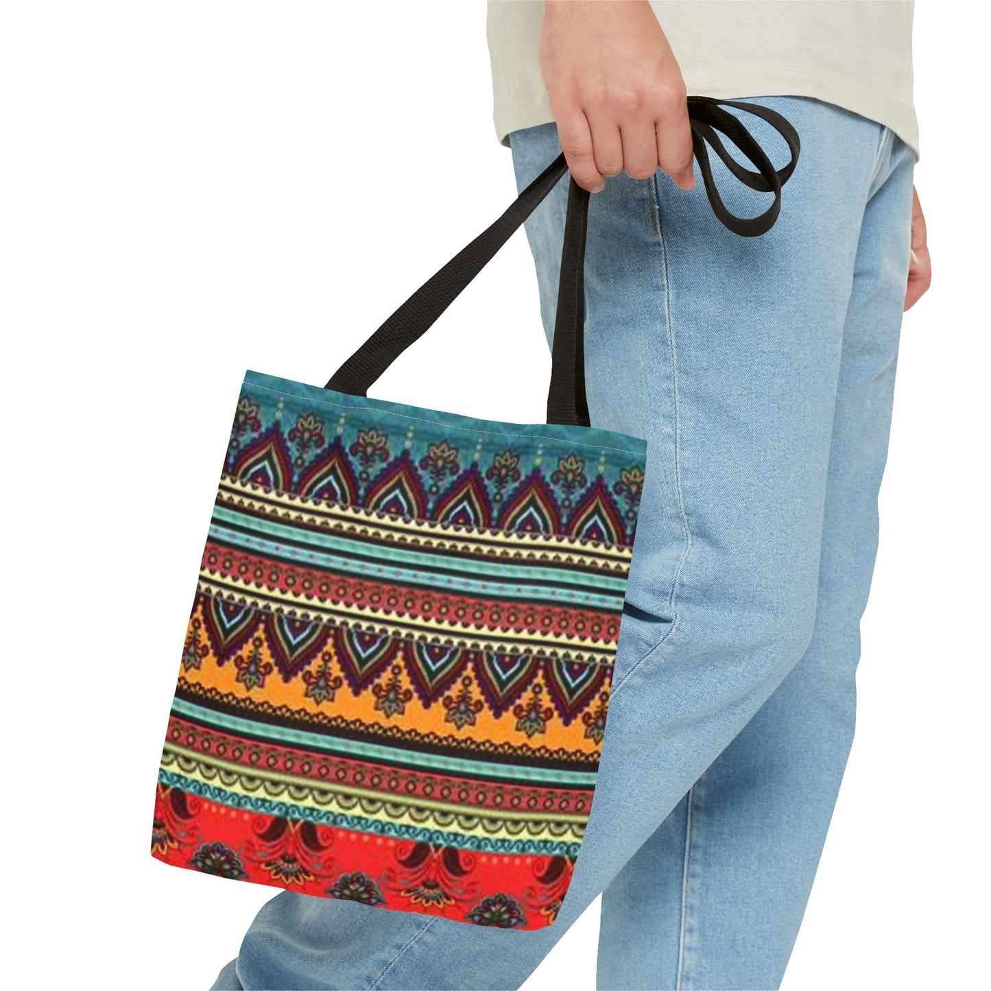 BRAND NEW WESTERN PRINT Multi Color TOTE BAG Fast Shipping (AOP) 44