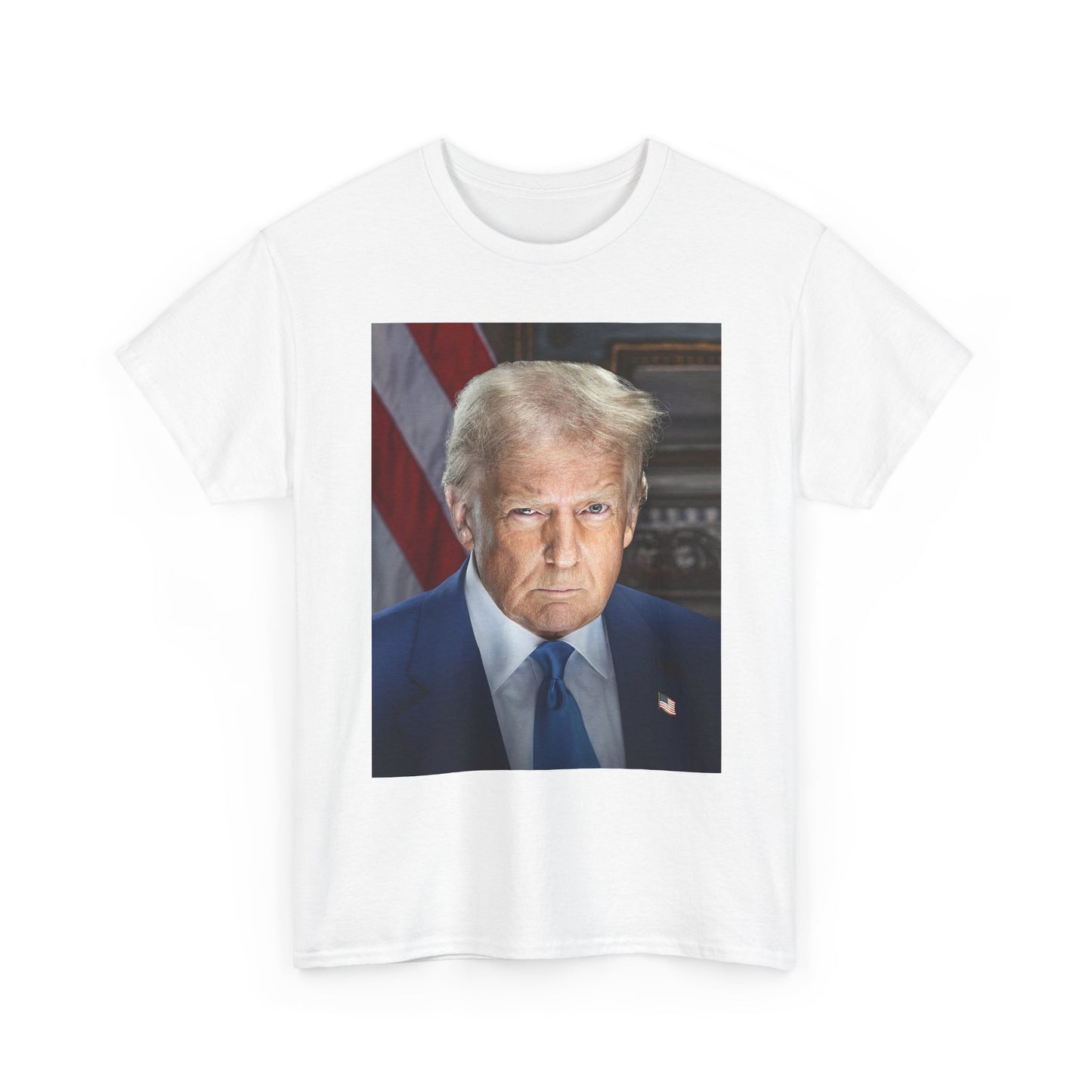 Trump Graphic T Shirt Portrait Unisex Heavy Cotton Tee USA SELLER