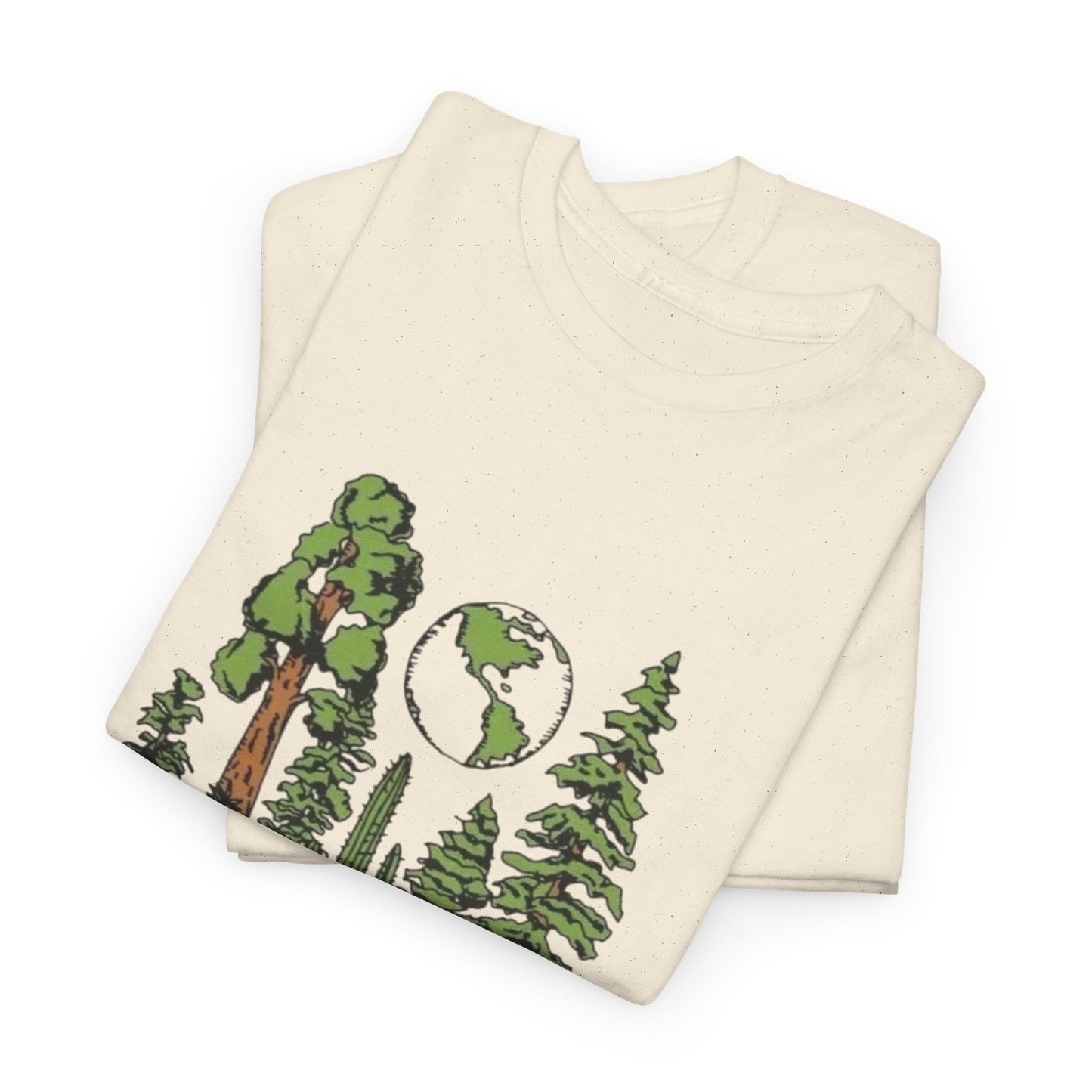 Feel The Earth Breath Graphic T Shirt Heavy Cotton Tee NEW ADULT UNISEX