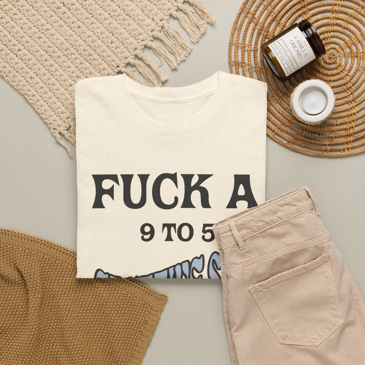 F*ck a 9 to 5 Do Creative Stuff Instead T-Shirt Men's Graphic Tee