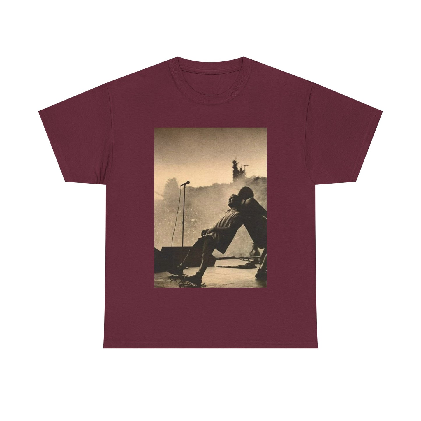 Pearl Jam TShirt vintage grunge stage  photo Unisex Heavy Cotton Tee OFFICIAL