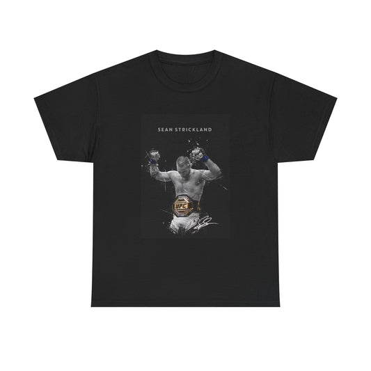 Sean Strickland Tshirt UFC Graphic MMA Unisex Heavy Cotton Tee