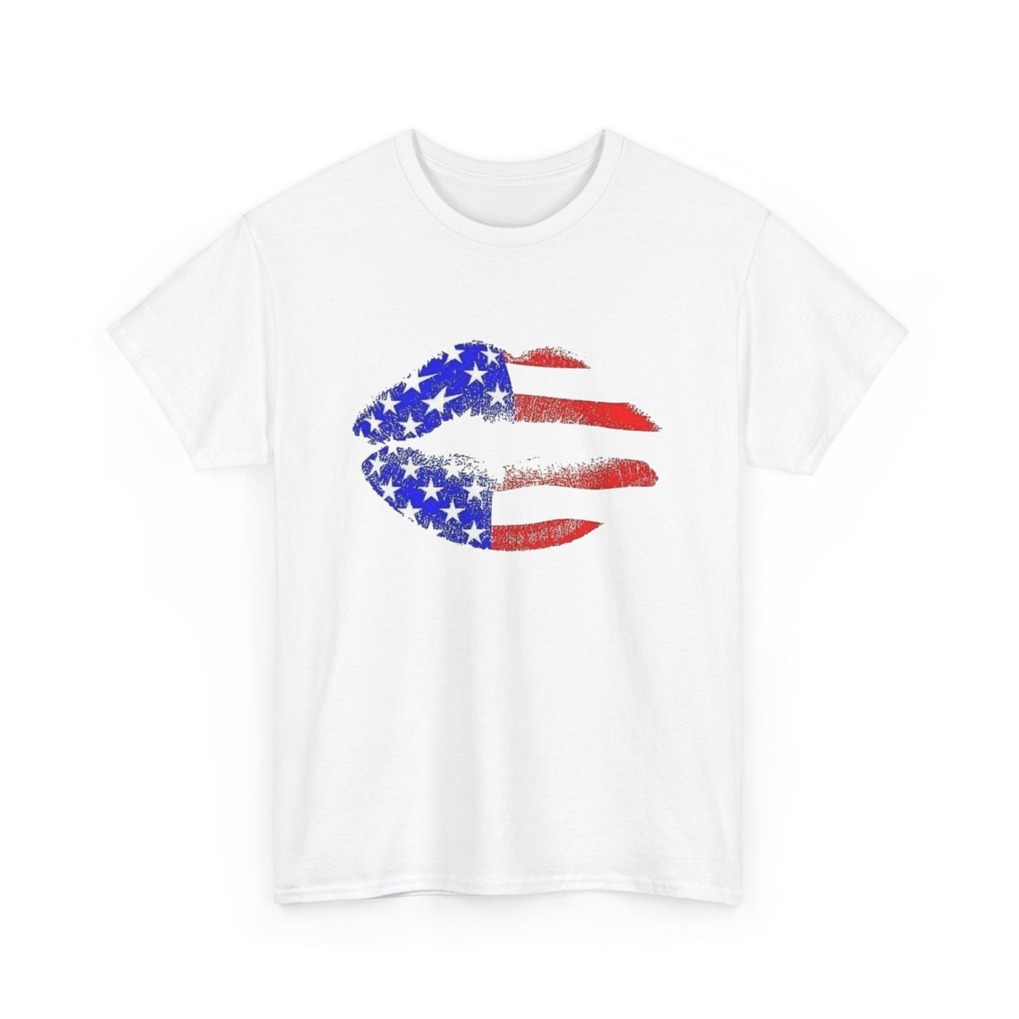 American Kiss Graphic T Shirt Heavy Cotton Tee NEW ADULT UNISEX