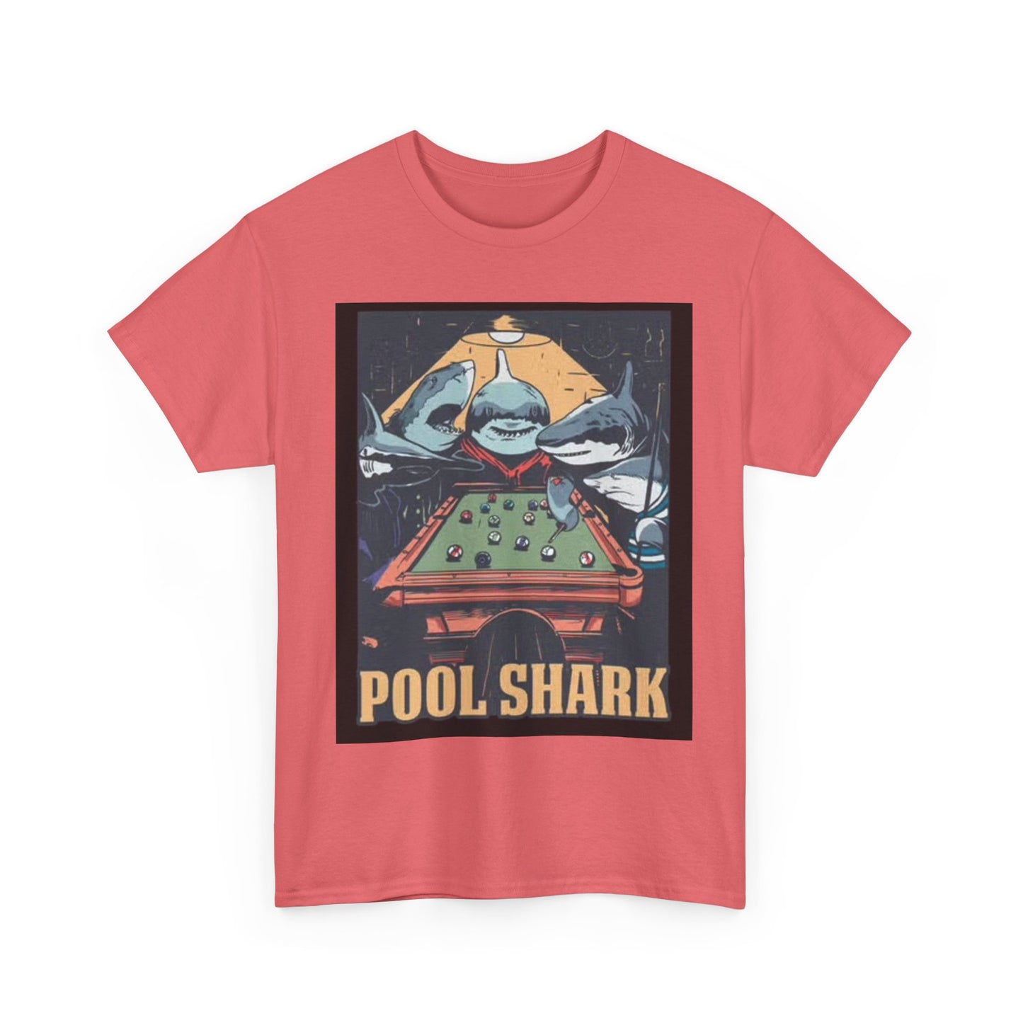 Pool Shark T Shirt Retro Funny Graphic T Vintage Pool Hall Rogan Unisex