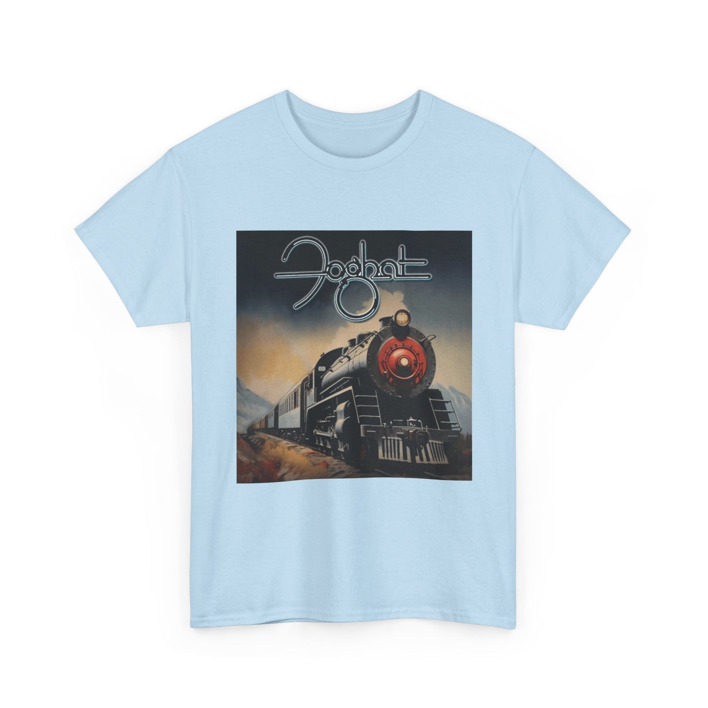 FogHat Tshirt Vintage Rock Poster Retro 70s Woodstock Unisex Heavy Cotton Tee q